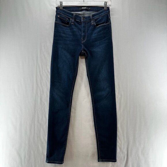 Hudson Denim - Hudson Jeans Womens Size 27 Mid Rise Skinny Medium Washed Stretch Denim Blue